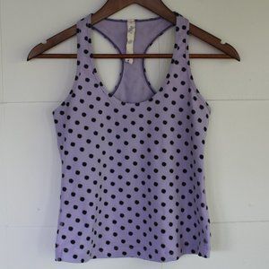 Lululemon Racerback Polka-Dot Tank Top sz 6